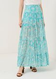 Garcia tiered long skirt AZZURO AZZURRO Woman image number 2