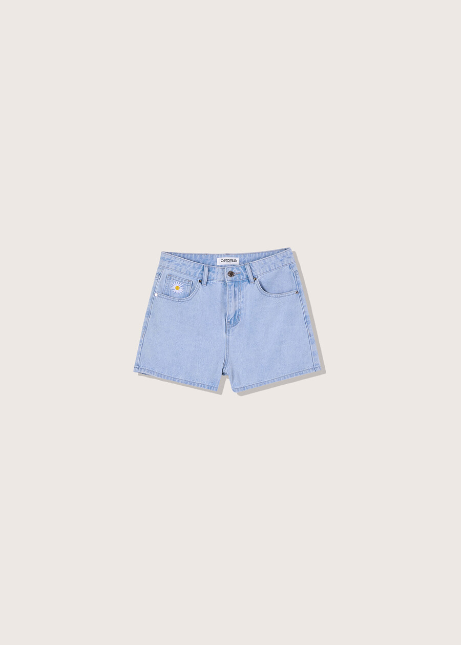 Bermuda Brian in light denim DENIM Donna , immagine n. 5