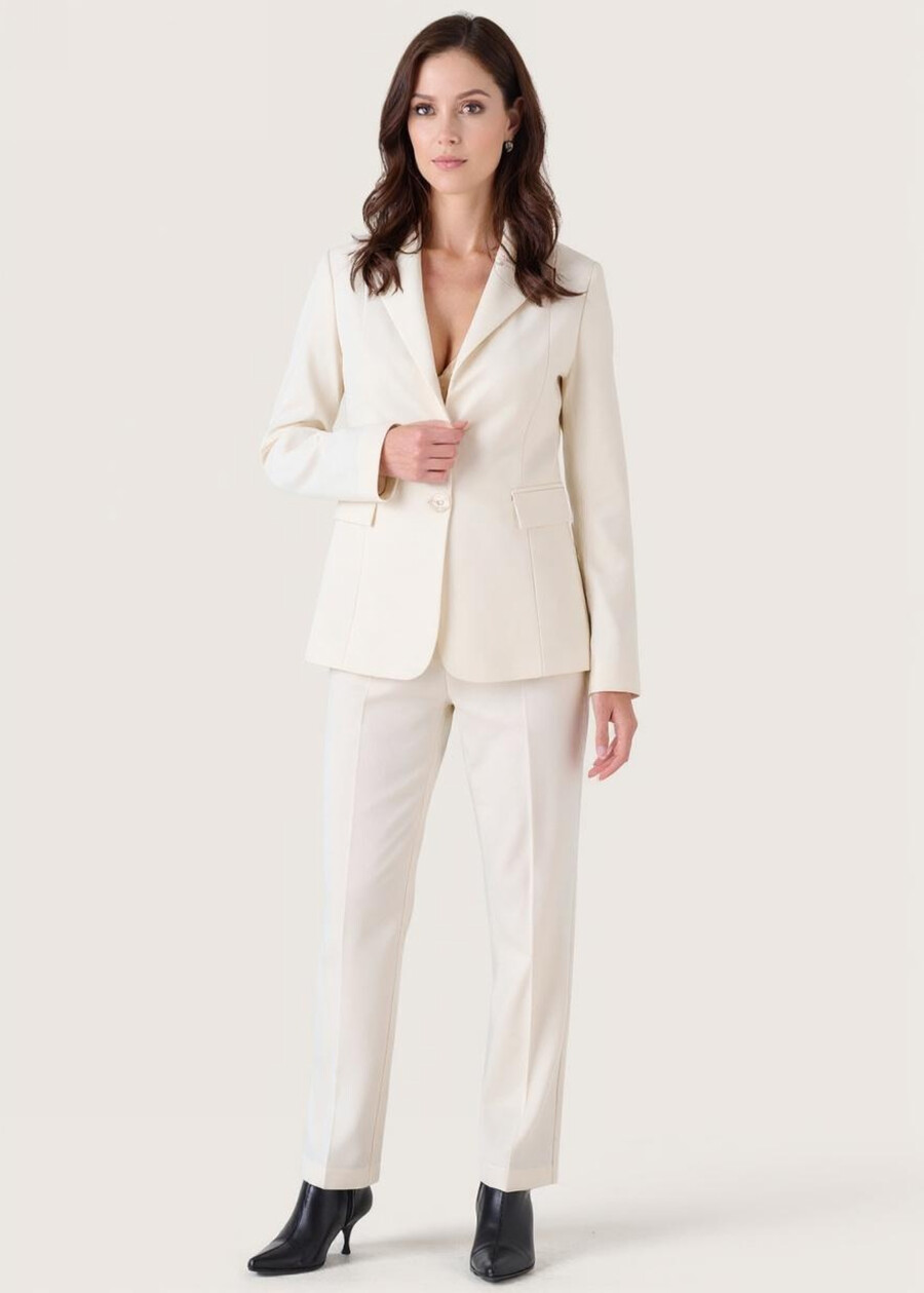 Trousers Alice in technical fabric NERO BLACKBEIGE GESSOBLU Woman , image number 2