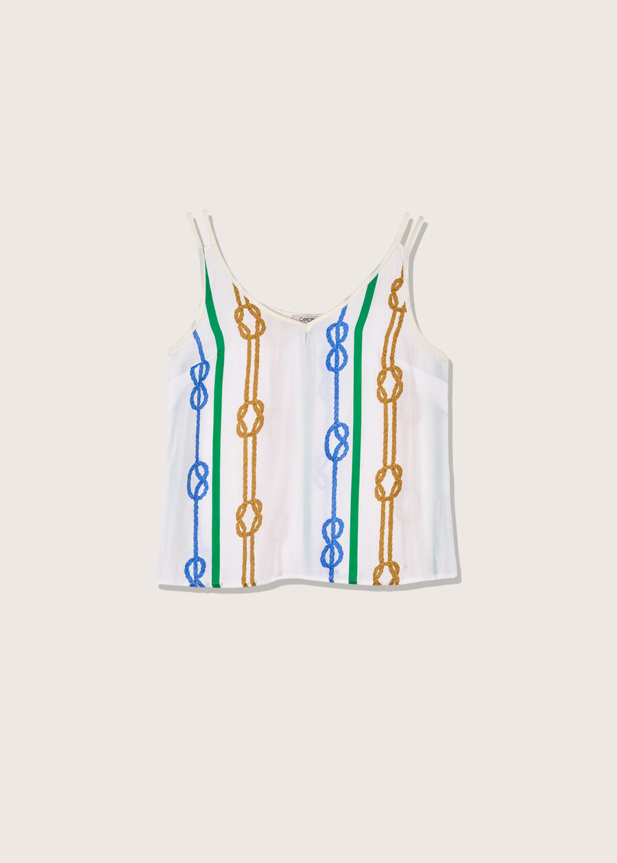 Top Tiago 100% viscosa BIANCO Donna , immagine n. 4