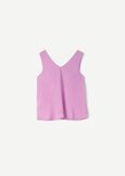 Top Tony con scollo a V VIOLA ORCHIDEA Donna immagine n. 5