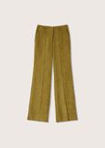 Pantalone Giorgia in velluto VERDE GOLDEN Donna immagine n. 7
