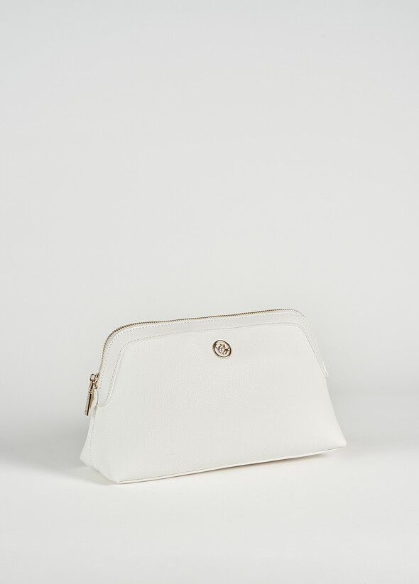 Bina eco-leather beauty case BIANCO WHITE Woman null