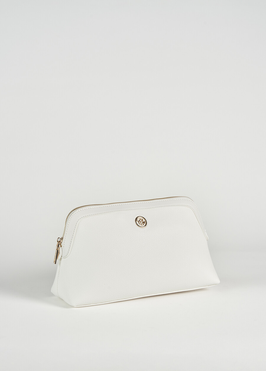 Beauty case Bina in ecopelle BIANCO WHITEROSSO Donna , immagine n. 1