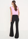 Victoria flared trousers NERO BLACK Woman image number 7