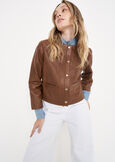 Giubbino Gaia 100% vera pelle MARRONE Donna immagine n. 2