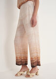Peter Printed Viscose Trousers BEIGE LIGHT BEIGE Woman image number 3