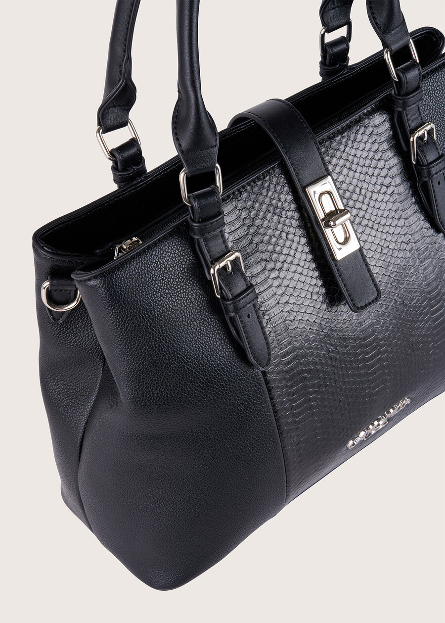 Baraka multicompartment bag NERO BLACKMARRONE CARAMELLO Woman , image number 2