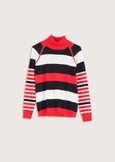 Mamy turtleneck jersey ROSSO CARPETBLUE OLTREMARE  Woman image number 1