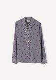 Camicia Clarence stampa cuori BLU Donna immagine n. 5