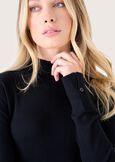 Madyson tround neck jersey NERO BLACKVERDE AVOCADO Woman image number 2