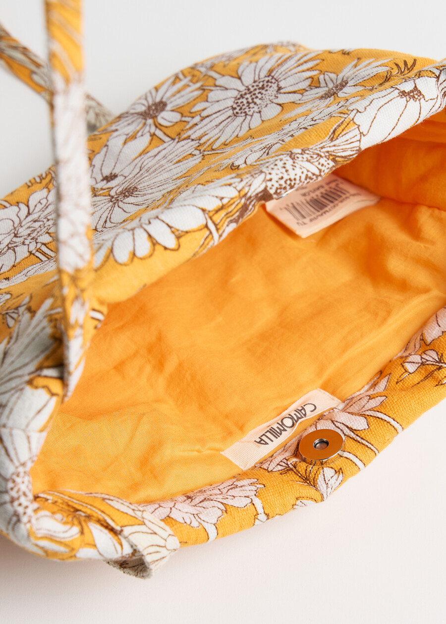 Borsa Baylor tracolla cotone ARANCIONE Donna , immagine n. 4