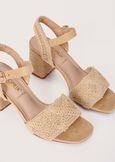 Sandali Sailor in eco-camoscio e paglia BEIGE NAVAJO Donna immagine n. 2
