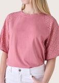 T-shirt Sebyn 100% cotone ROSA BOUQUET Donna immagine n. 2