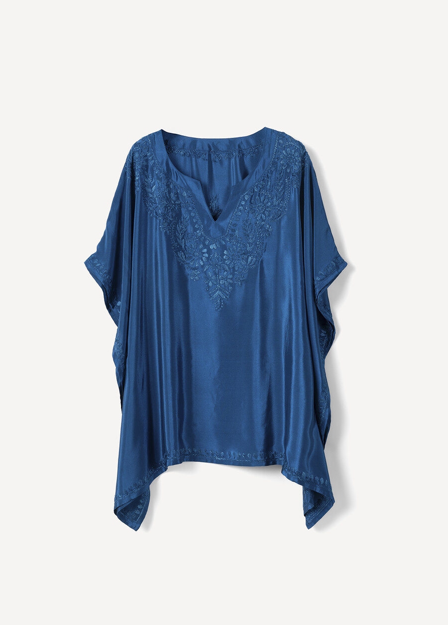 Bull Printed Blouse With Drawstring BLU OTTANIO Woman , image number 5