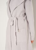 Cardigan Clotilde con collo a scialle MARRONE CAFFEGRIGIO PERLA Donna immagine n. 4