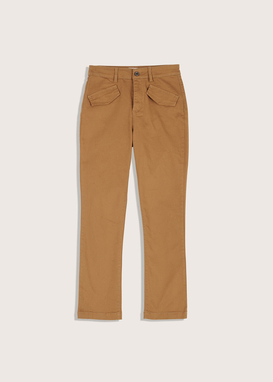 Trekking cotton trousers MARRONE BRONZE Woman , image number 5