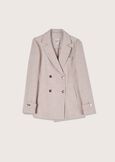Gianna double-breasted blazer BEIGE Woman image number 5