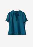 Blusa Babus in viscosa MARRONEBLU OTTANIO Donna immagine n. 4