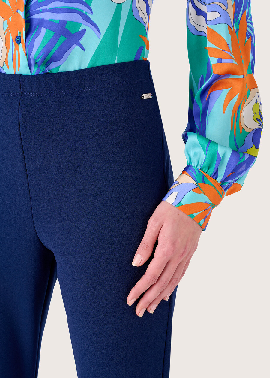 Pantalone a zampa Victoria BLUE OLTREMARE  Donna , immagine n. 4