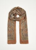 Foulard Sorus in 100% seta MARRONE TERRA Donna immagine n. 1