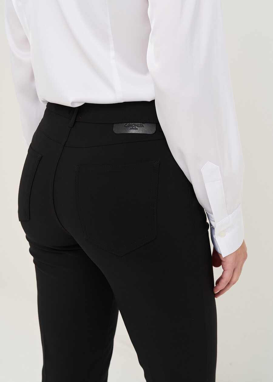 Pantaloni Kate 5 tasche skinny NERO BLACK Donna , immagine n. 5