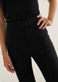 Ashley trousers in fluid cady NERO Woman image number 4