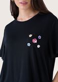 T-shirt Sunti in ecovero NERO BLACK Donna immagine n. 2