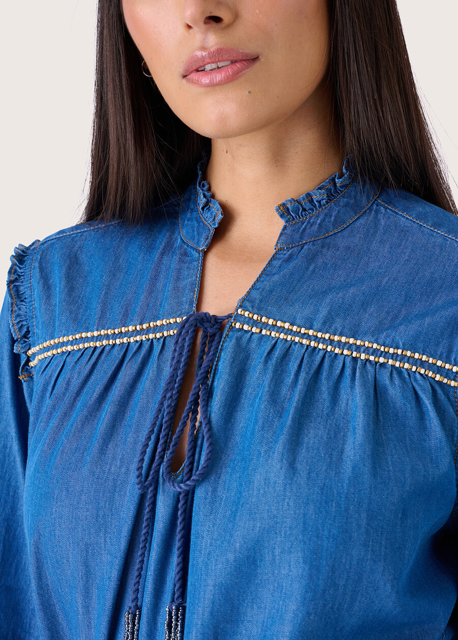 Blusa Colas 100% denim di cotone DENI DENIM Donna , immagine n. 2