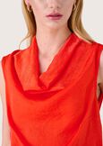 Top Thomas con scollo a cappuccio ARANCIO SUNRISE Donna immagine n. 2