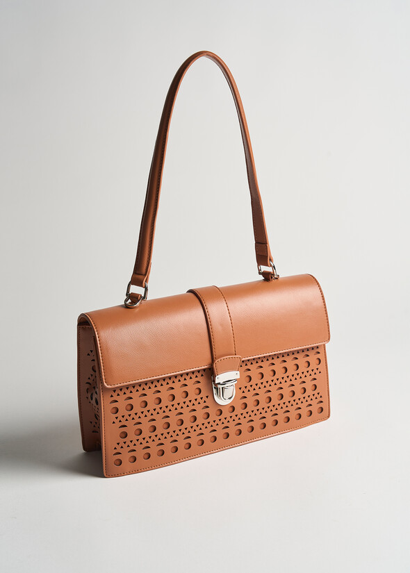 Tracolla Byor eco traforata MARRONE Donna null