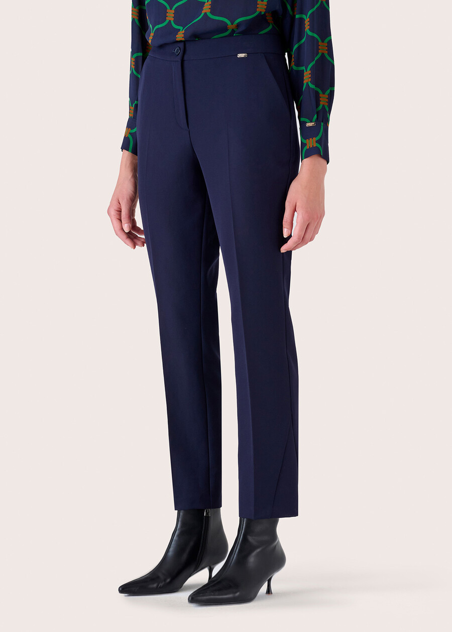 Pantalone Jacqueline a gamba stretta ROSSO MAGENTANERO BLACKVERDE BOTTIGLIABLUE DARK BLUE Donna , immagine n. 3