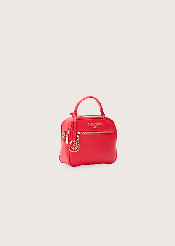 Byl eco-leather barrel bag ROSSO TULIPANO Woman null