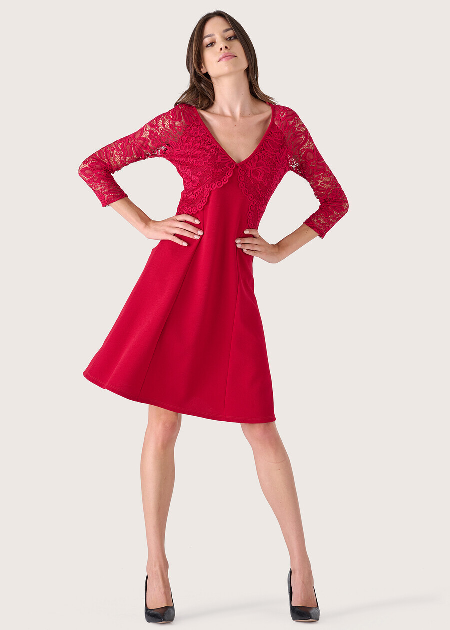 Abito Allan con pizzo ROSSO CARPET Donna , immagine n. 1