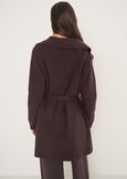 Cardigan Clotilde con collo a scialle MARRONE CAFFEGRIGIO PERLA Donna immagine n. 4