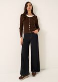 Maglia Mia 2 in 1 effetto twin-set MARRONE Donna immagine n. 4