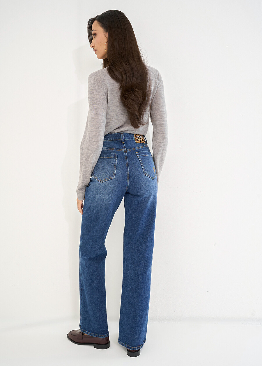 Jeans Dennis con dettagli maculati DDENM Donna , immagine n. 4