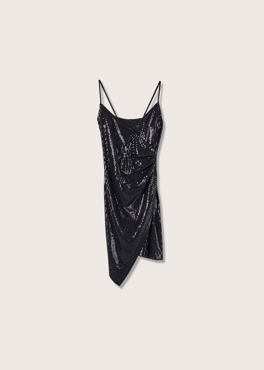 Abito Abby in paillettes NERO BLACK Donna , immagine n. 5