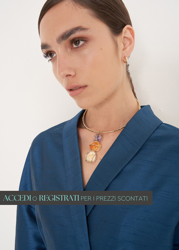 Grace adjustable choker necklace GOLD Woman null