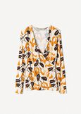 T-shirt Sammy incrociata GIALLO MOSTARDA Donna immagine n. 4