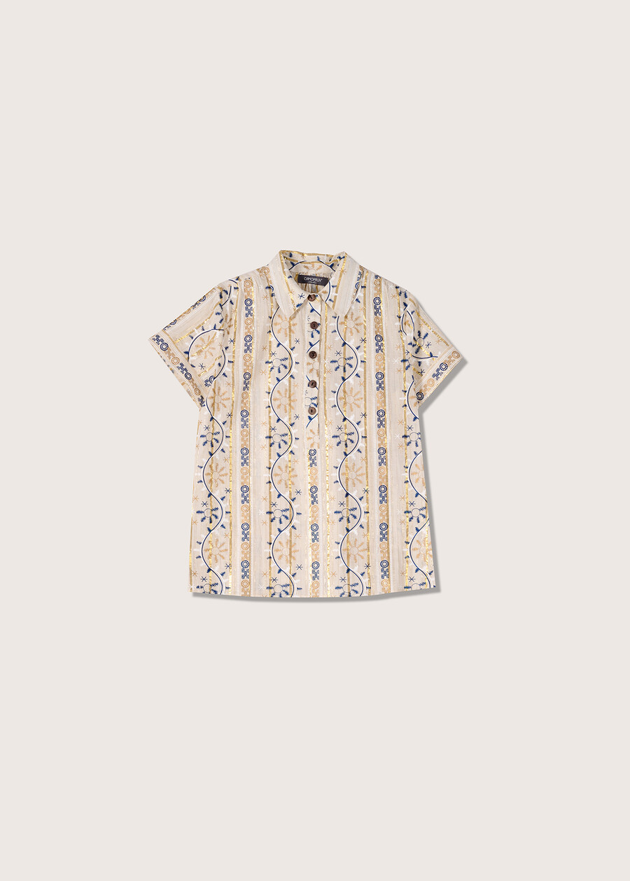 Camicia Colly 100% cotone BEIGE NAVAJO Donna , immagine n. 4