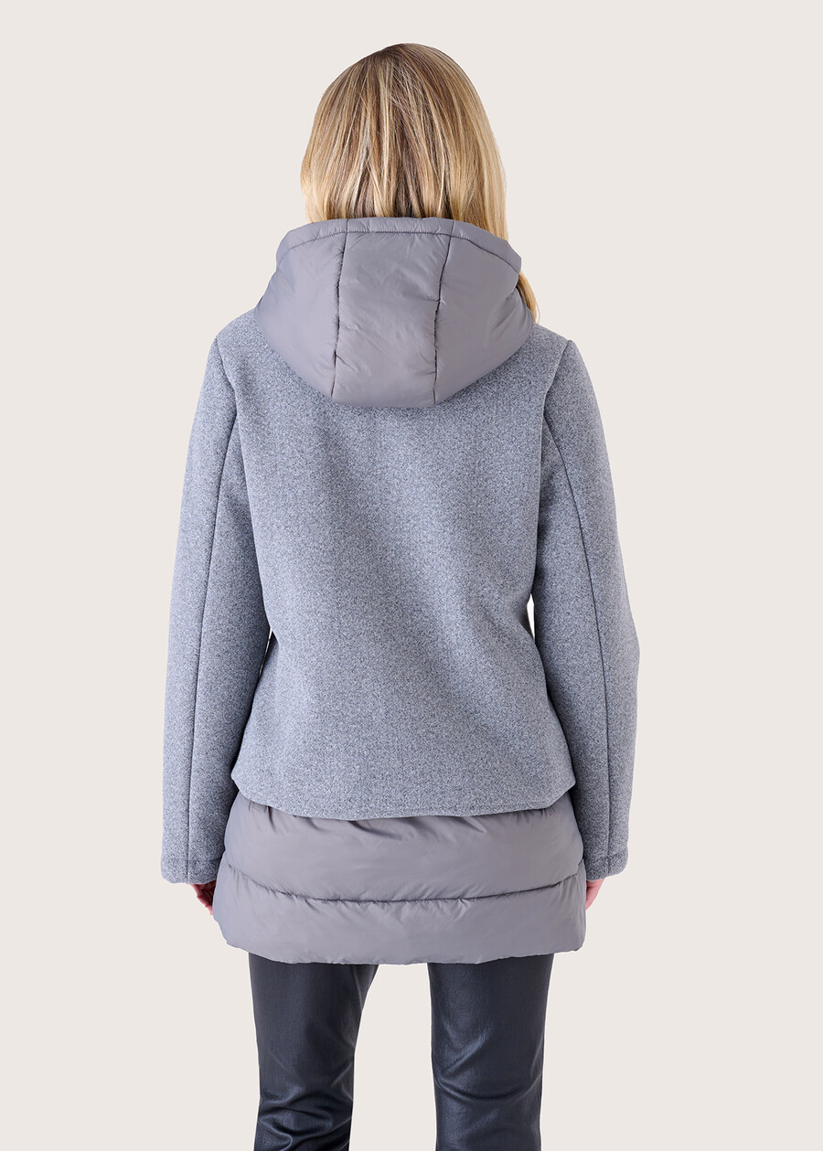 Potter double fabric down jacket GRIGIO CLOUD Woman , image number 3