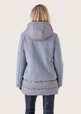 Potter double fabric down jacket GRIGIO CLOUD Woman image number 3