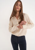 Camicia Campbell in seta e viscosa BLUBEIGE LATTEBLUE TURCHESEVIOLA MULBERRY Donna immagine n. 1