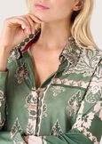 Clizia patchwork shirt VERDE MUSCHIO Woman image number 2