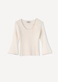 Maglia Marcy con scollo Madonna BIANCO WHITE Donna immagine n. 5