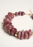 Girocollo geometrico in resina ROSSO BORDEAUX Donna immagine n. 2