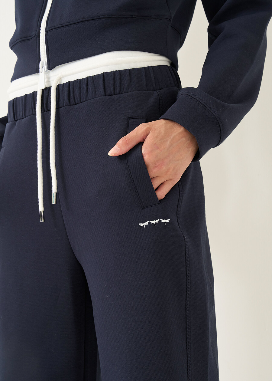 Pantalone Pat effetto doppio cintura BLU Donna , immagine n. 3