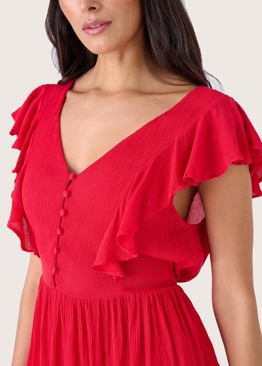 Top Tessa 100% rayon ROSSO CARPETBLU ABISSO Donna , immagine n. 2