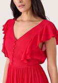 Top Tessa 100% rayon ROSSO CARPETBLU ABISSO Donna immagine n. 2